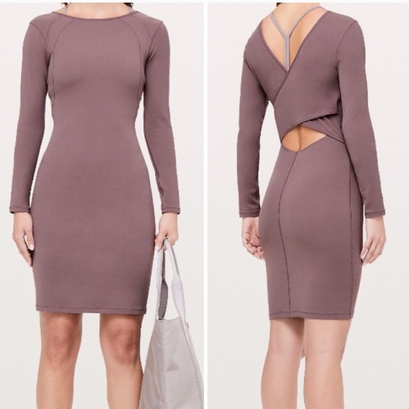 lululemon athletica Dresses & Skirts - Lululemon contour dress size 6 in antique birch